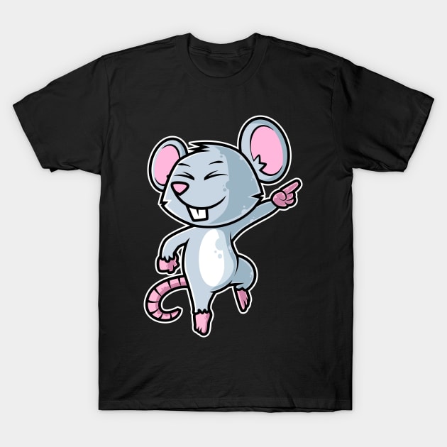 Mouse Dancer - Dance for kids Kawaii Neko Anime design T-Shirt by theodoros20